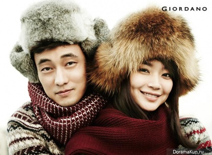Shin Min Ah, So Ji Sub для GIORDANO Winter 2013