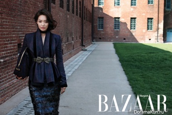 Shin Min Ah для Harper's Bazaar September 2012