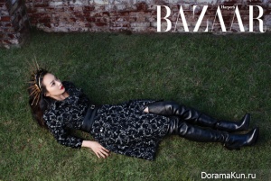 Shin Min Ah для Harper's Bazaar September 2012