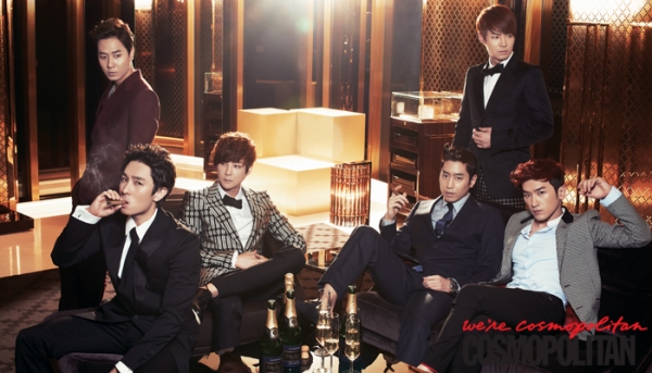 Shinhwa для Cosmopolitan Korea May 2012