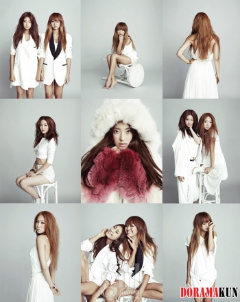 SISTAR для Vogue Girl Korea August 2012