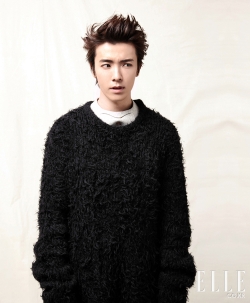 Super Junior's Donghae для Elle Korea January 2011