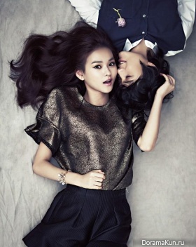Woo Ri, Kim Shi Hoo для CeCi November 2013 Extra