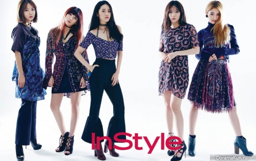 4Minute для InStyle March 2016