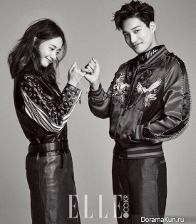 SNSD (Yoona), EXO (Kai) для Elle Korea February 2016