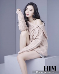 Hong Soo Ah для HIM Magazine January 2016