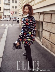 Hwang Jung Eum для Elle January 2016 Extra