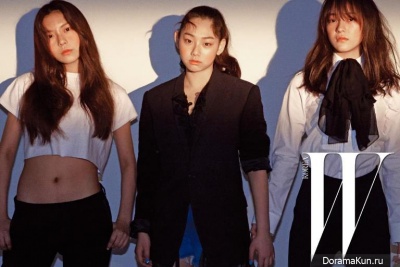 I.O.I (Kim Na Young, Kang Mina, Kim Se Jeong) для W Korea May 2016