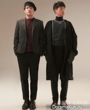 Kang Ha Neul, Park Jung Min для Nylon February 2016