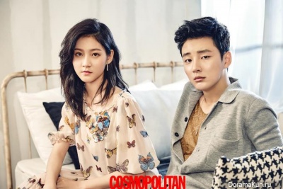 Yoon Si Yoon, Kim Sae Ron для Cosmopolitan May 2016