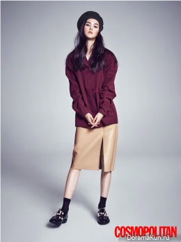 Kim Yoon Hye для Cosmopolitan February 2016
