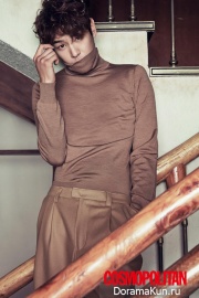 Kwak Si Yang, Kim So Yeon для Cosmopolitan January 2016