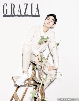 Lee Won Geun для Grazia February 2016
