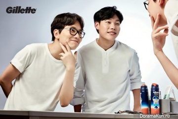 Lee Dong Hwi, Ryu Jun Yeol для Gillette 2016 CF