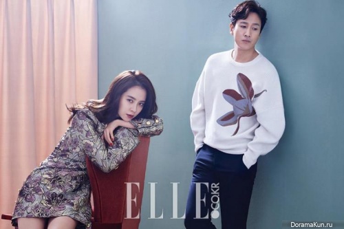 Song Ji Hyo, Lee Sun Gyun для Elle November 2016
