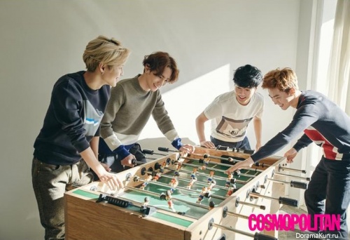 Yesung, Taemin, Key, Suho для Cosmopolitan February 2016 Extra