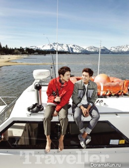 Yoo Yeon Seok, Son Ho Joon для The Traveller May 2016
