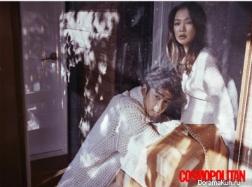 Yoon Kye Sang, Han Ye Ri для Cosmopolitan December Korea 2015 Extra