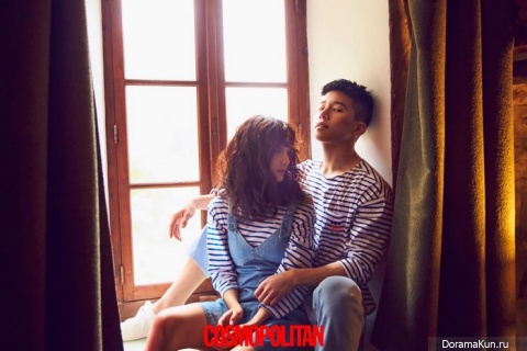Yoon Seung Ah, Kim Moo Yeol для Cosmopolitan May 2016