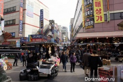 Рынок Намдэмун, Сеул, Южная Корея.