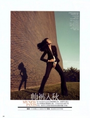 Liu Wen Для Vogue август 2010