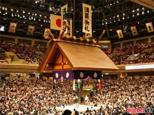 Япония. Рёгоку (Центр сумо).