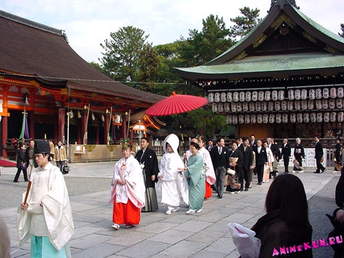 Япония. Храм Ясака дзиндзя.
