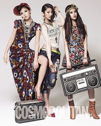 4minute для Cosmopolitan Korea May 2012