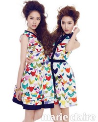 SNSDs Jessica, f(x)s Krystal для Marie Claire Korea Special Edition July 2012