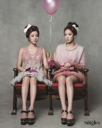 SNSD's Sunny, Taeyeon для Singles November 2011